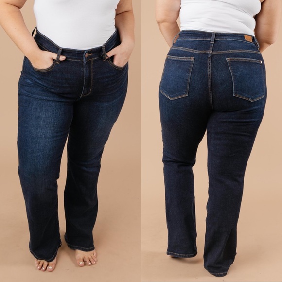 Judy Blue Classic Dark Wash Bootcut Jean - Picture 5 of 8